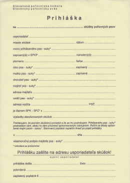 prihlaska