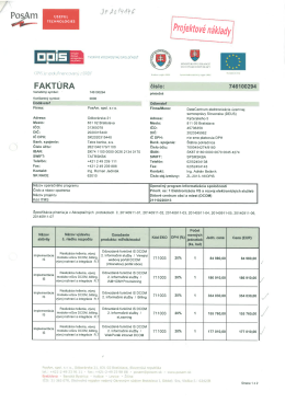 FAKTU RA číslo: i 746100294