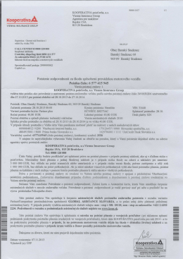 Zmluva Kooperatíva - Obec Banský Studenec