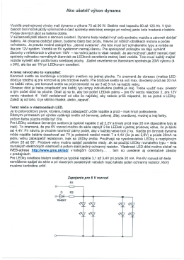 LED koncové osvetlenie
