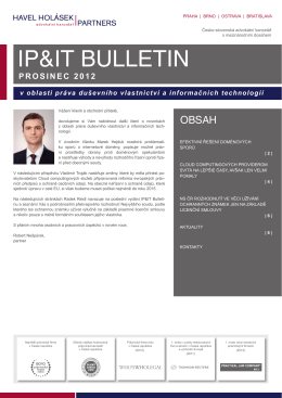 12-2012 IP&IT Bulletin cz, PDF dokument