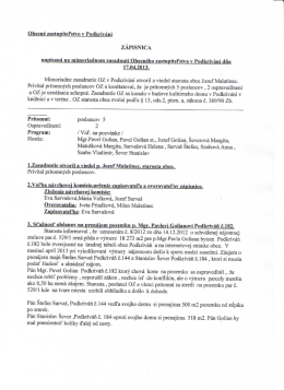 Z&aacute;pistnica z OZ dňa 17.04.2013