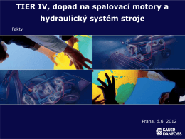 TIER IV, dopad na spalovací motory a hydraulický systém