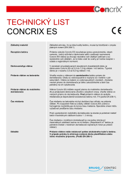 CONCRIX ES - Brugg Contec AG