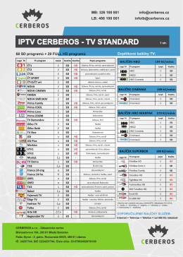 IPTV CERBEROS - TV STANDARD