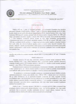Trestne oznamenie odpoved 120402