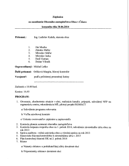 zápisnica z 30.6.2014