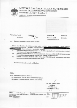 Svetlotechnick&yacute; posudok, stanovisko k investičn&eacute;mu