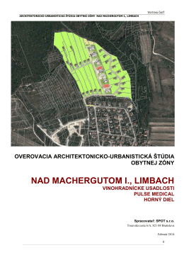 overovacia architektonicko-urbanistická štúdia