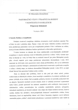 Dotazn&iacute;k - Rada KBS pre rodinu