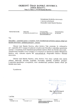 oKREsNÝ ÚRAD BANSKÁ BYSTRICA