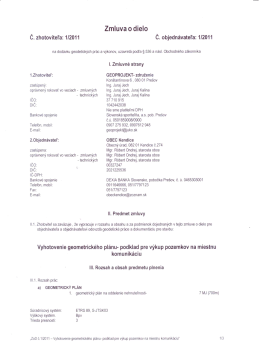 Zmluva o dielo - Geoprojekt (PDF: 758 KB)