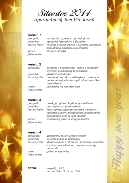 menu 1 - Via Jasná