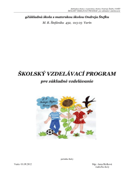 Školský vzdelávací program