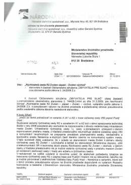 stanovisko NDS zo dňa 21.10.2013