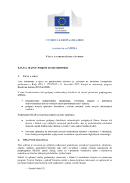 CALL FOR PROPOSALS – DG EAC N° 87/2004 - EACEA