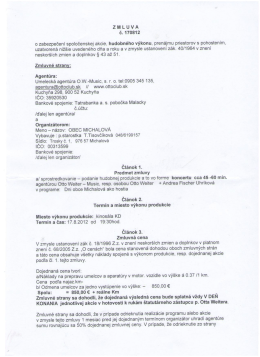 Zmluva o spoločenskej akcii