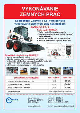 bobcat s175 - GALIMEX sro