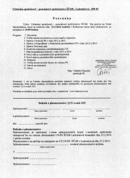 Dozemkov&eacute; spoločenstvo &Scaron;ČOB . Ladomirov&aacute; . 090 03