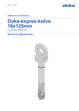 Doka-expres-kotva 16x125mm