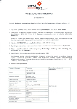 Betónové murovacie prvky