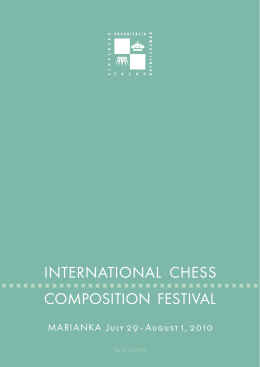 international chess composition festival