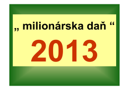 milionarska dan za 2013
