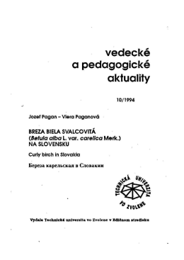 Breza biela svalcovit&aacute;