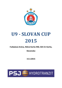 U9 - SLOVAN CUP 2015