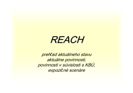 REACH-implementacia