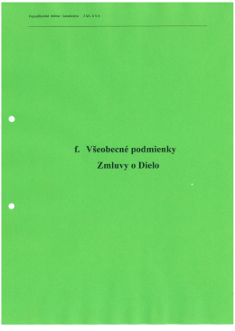 f. V&scaron;eobecn&eacute; podmienky - Považsk&aacute; vod&aacute;rensk&aacute; spoločnosť, as