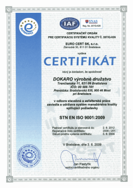 Certifikát ISO 9001 (pdf)
