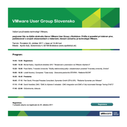VMware User Group Slovensko