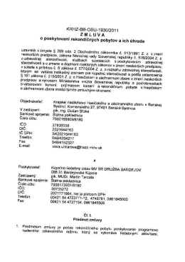 KRHZ-BB~ÜSU-1930l2011 Z ííil LUVA o poskytovani rekondicnych