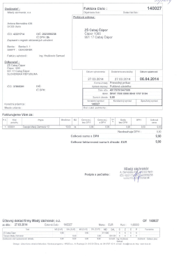 Fakt&uacute;ra č. 35