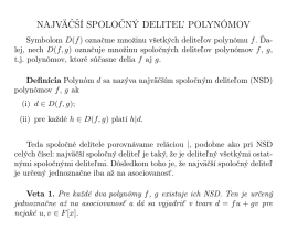 2. NSD polynómov