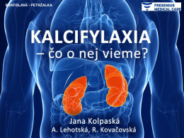 Kalcifylacia - nefrosestry.sk