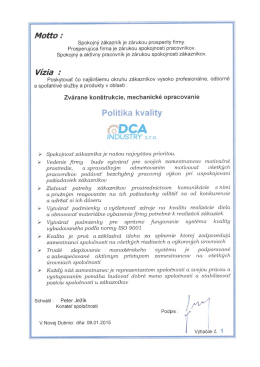 Politika kvality