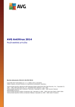 AVG AntiVirus 2014
