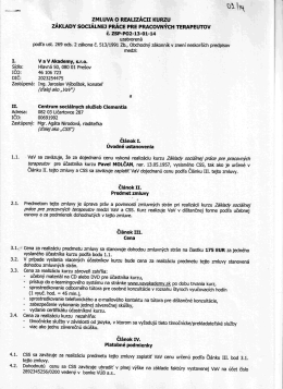 zÁKLADY socIÁLNEJ PRÁCE PRE PRAcovNÝcH TERAPEuTov