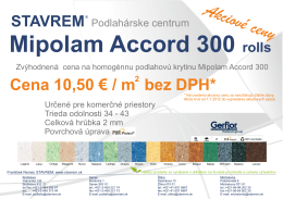STAVREM Akcia - Gerflor Mipolam Accord 300