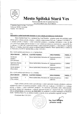 No Title - Mesto Spišská Stará Ves