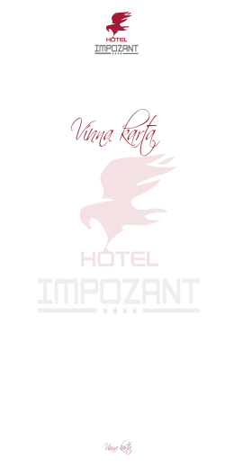 Vínna karta - Hotel | Impozant