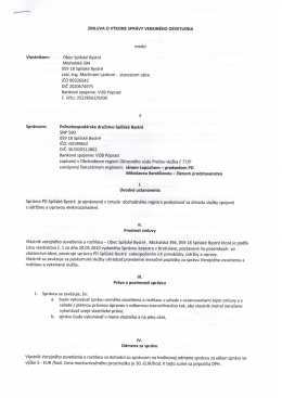 Vlastn&iacute;kom: - Obec Spi&scaron;sk&eacute; Bystr&eacute;