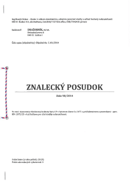 Znalecký posudok