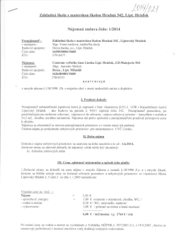 2014/021 - Základná škola s materskou školou Hradná 342