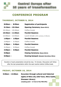Conference program