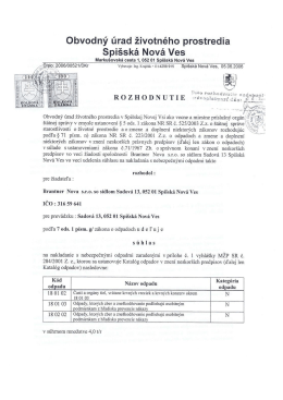 S&uacute;hlas na nakladanie s NO