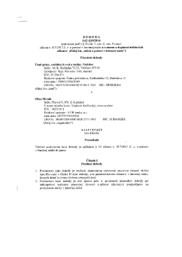 2014 - Dohoda č.62 &sect;10