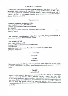 Dohoda č. 13183/2014